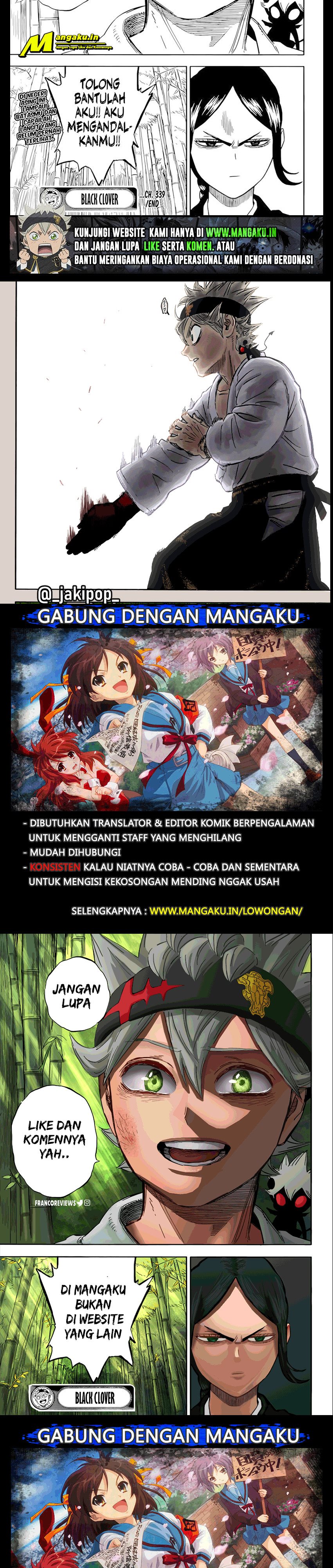 Read Black Clover id Manga Online