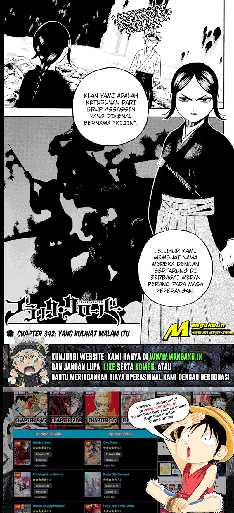 Read Black Clover id Manga Online