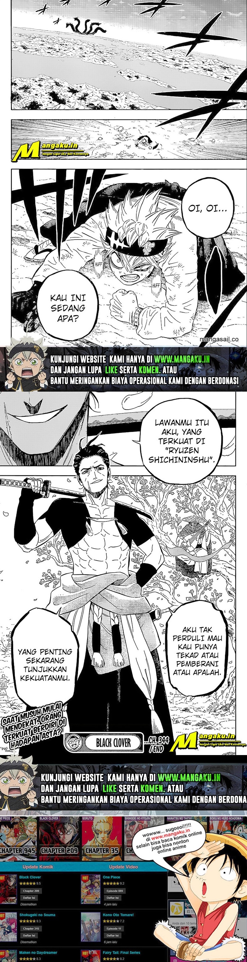 Read Black Clover id Manga Online