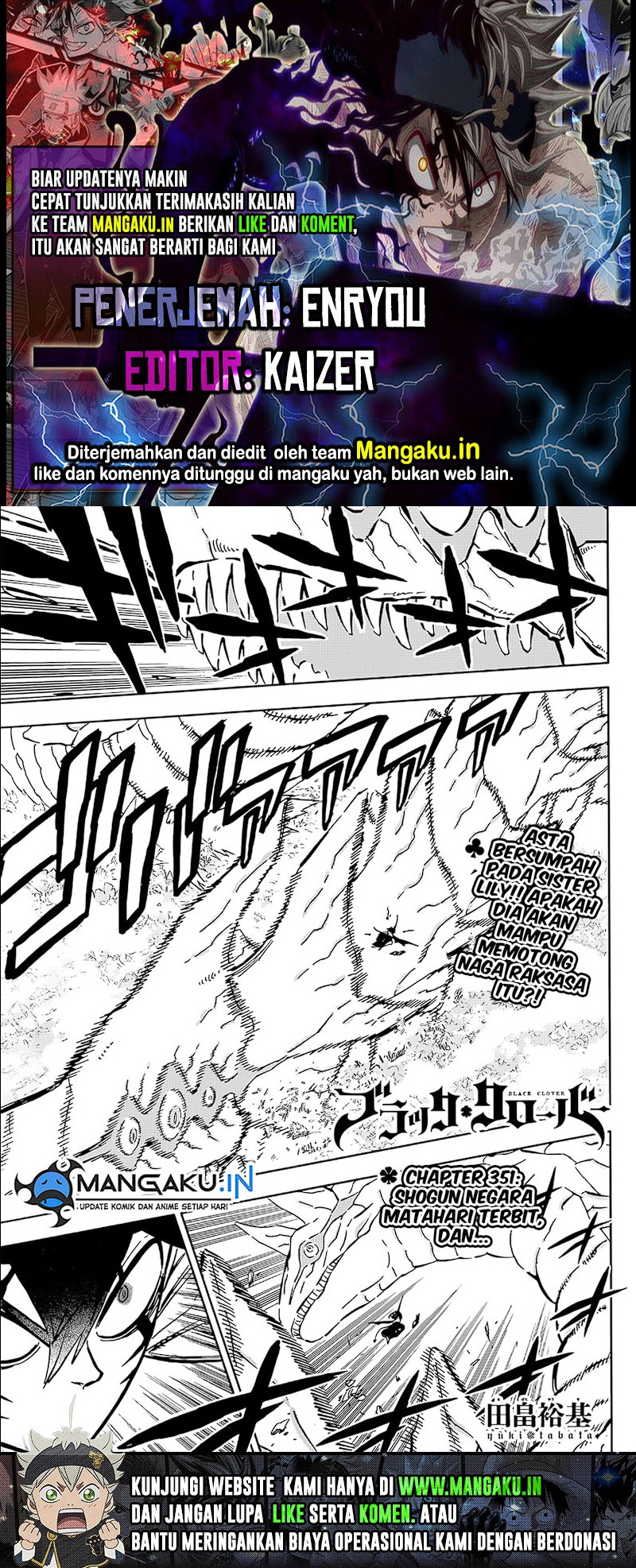 Read Black Clover id Manga Online