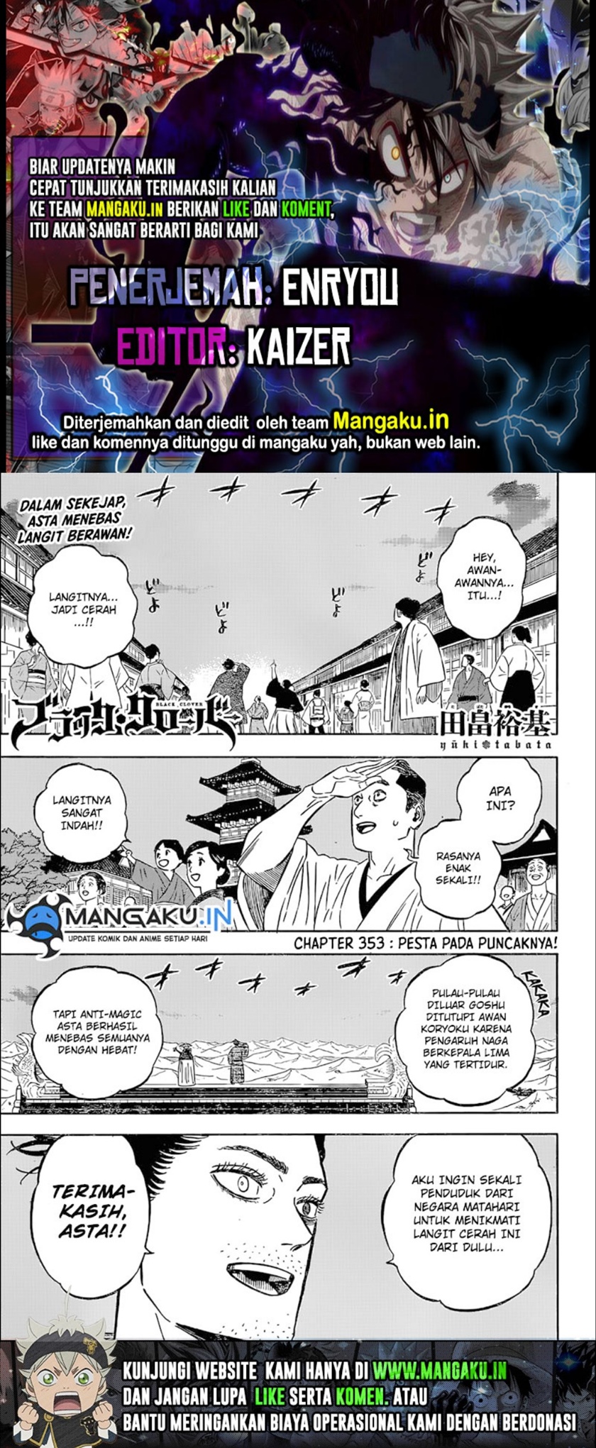 Read Black Clover id Manga Online