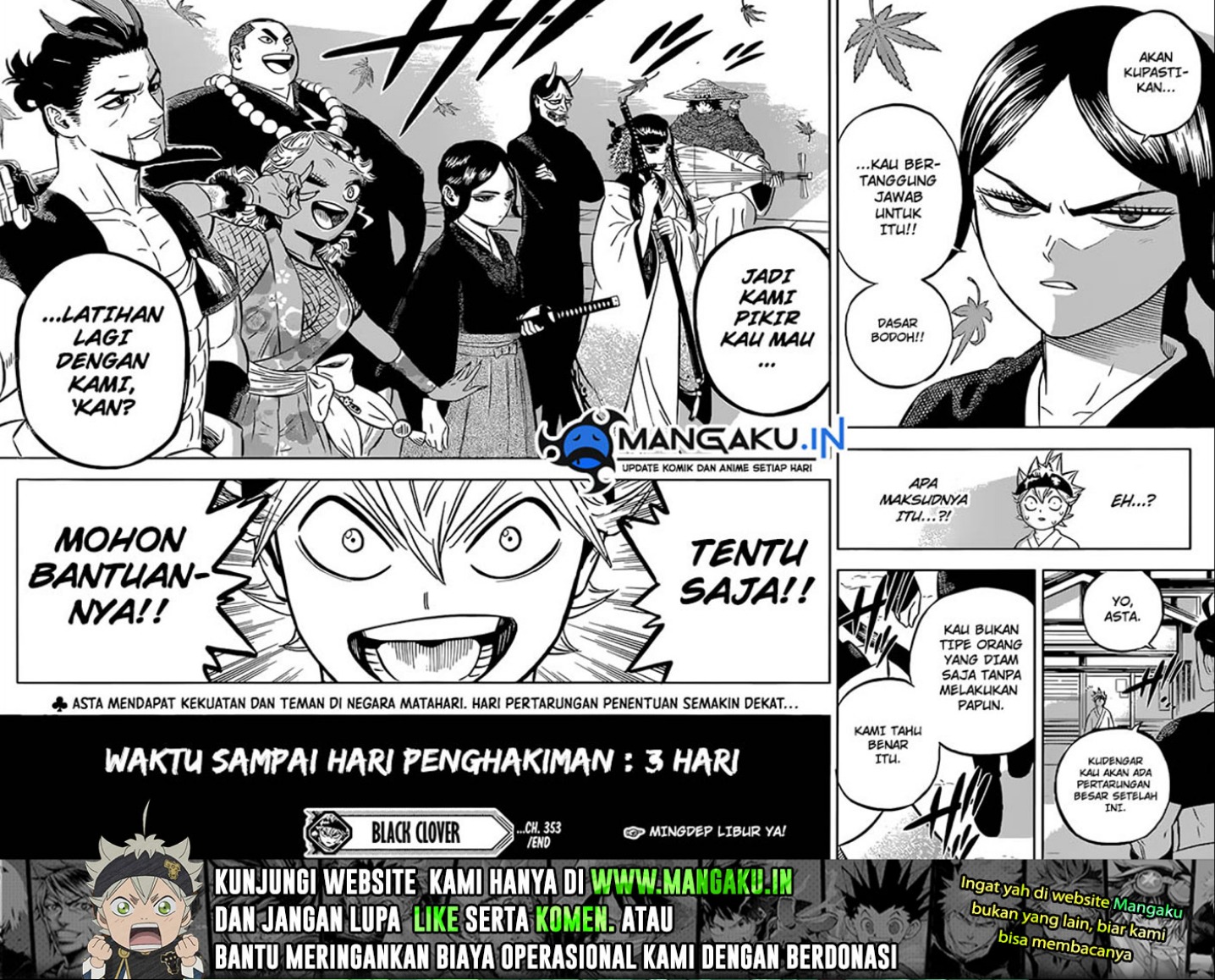 Read Black Clover id Manga Online