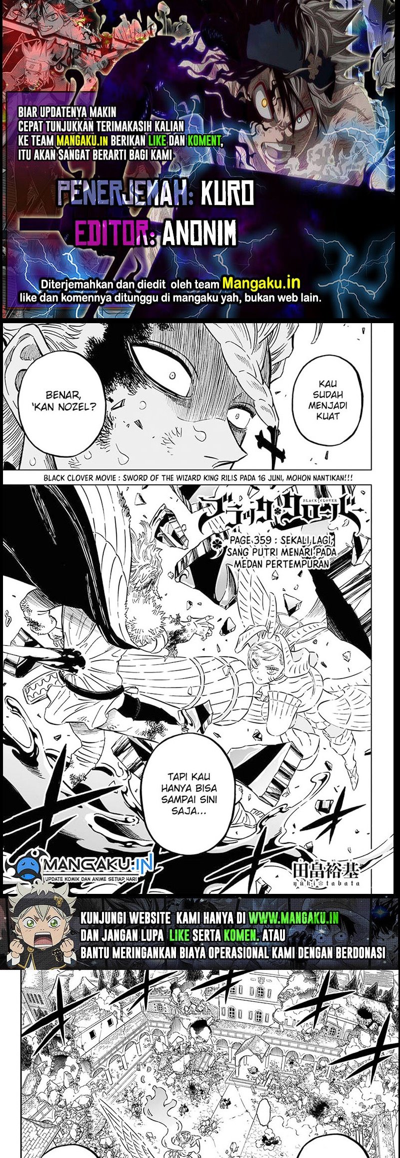 Read Black Clover id Manga Online