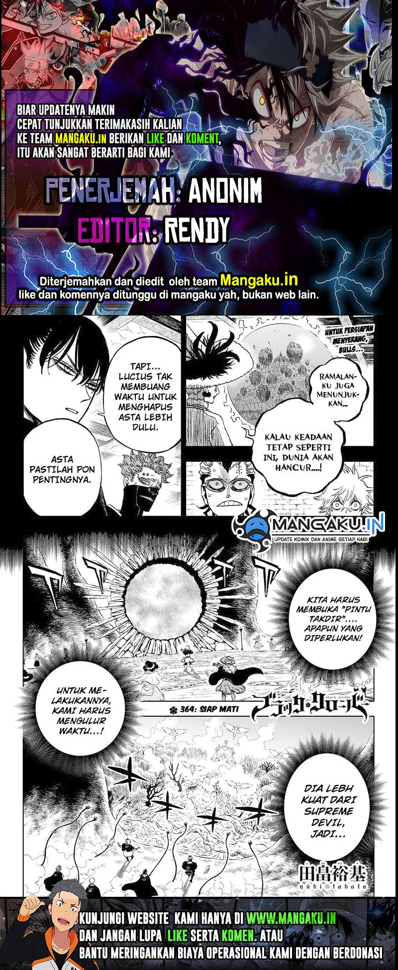 Read Black Clover id Manga Online