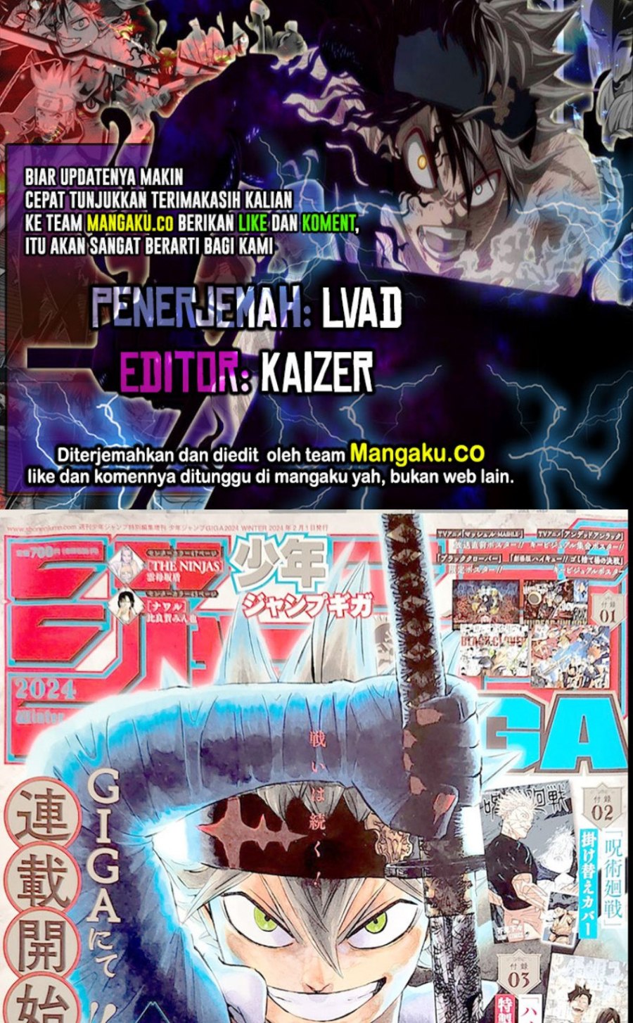 Read Black Clover id Manga Online