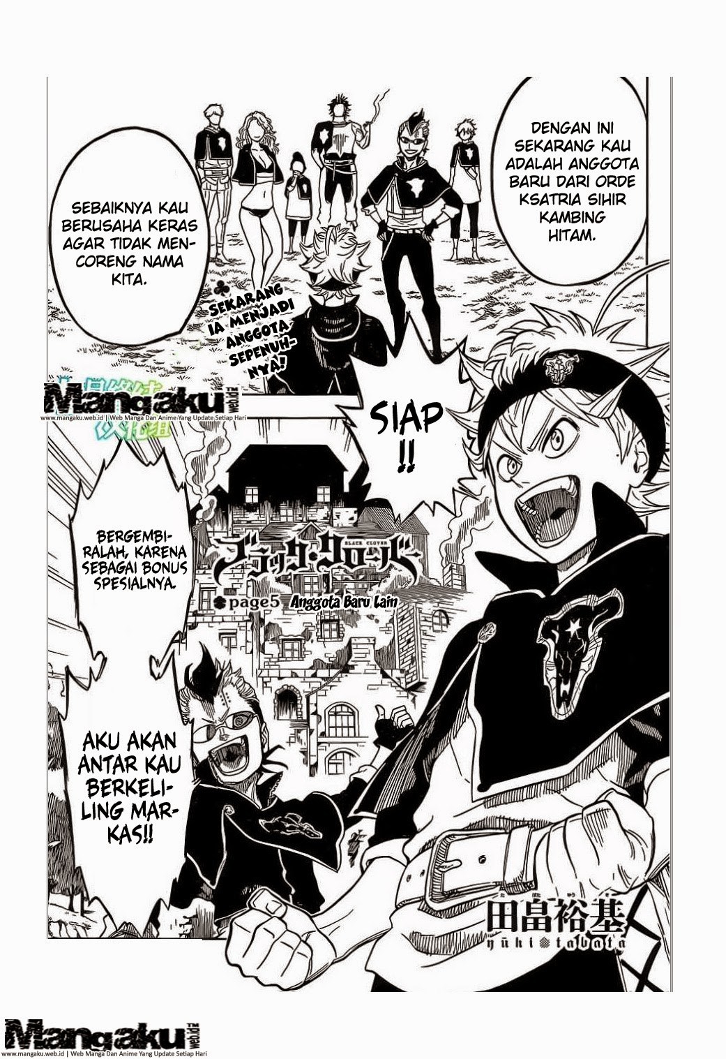 Read Black Clover id Manga Online