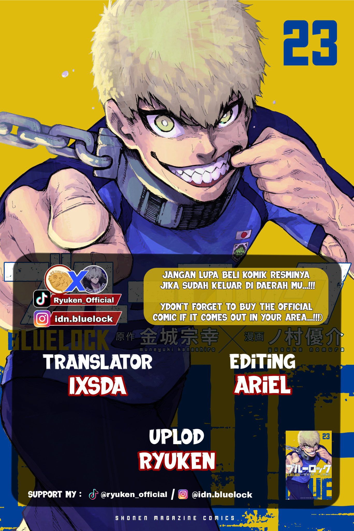 Read Blue Lock id Manga Online