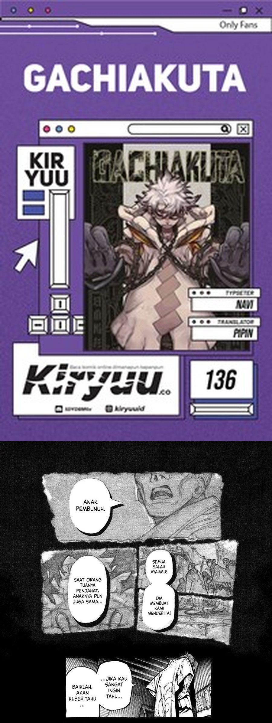 Read Gachiakuta id Manga Online