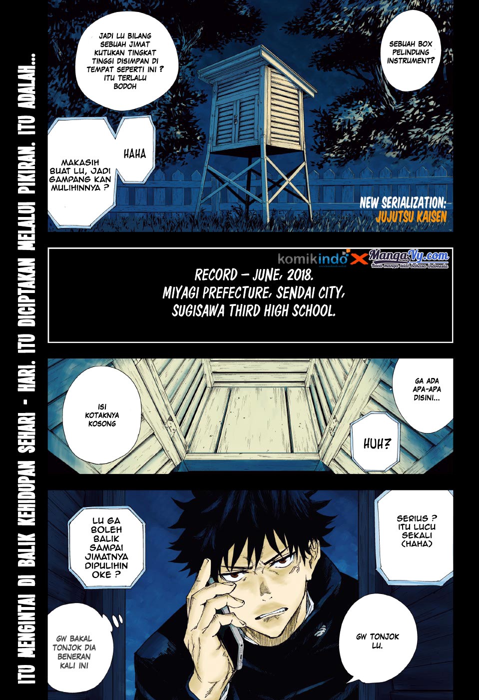 Read Jujutsu Kaisen id Manga Online