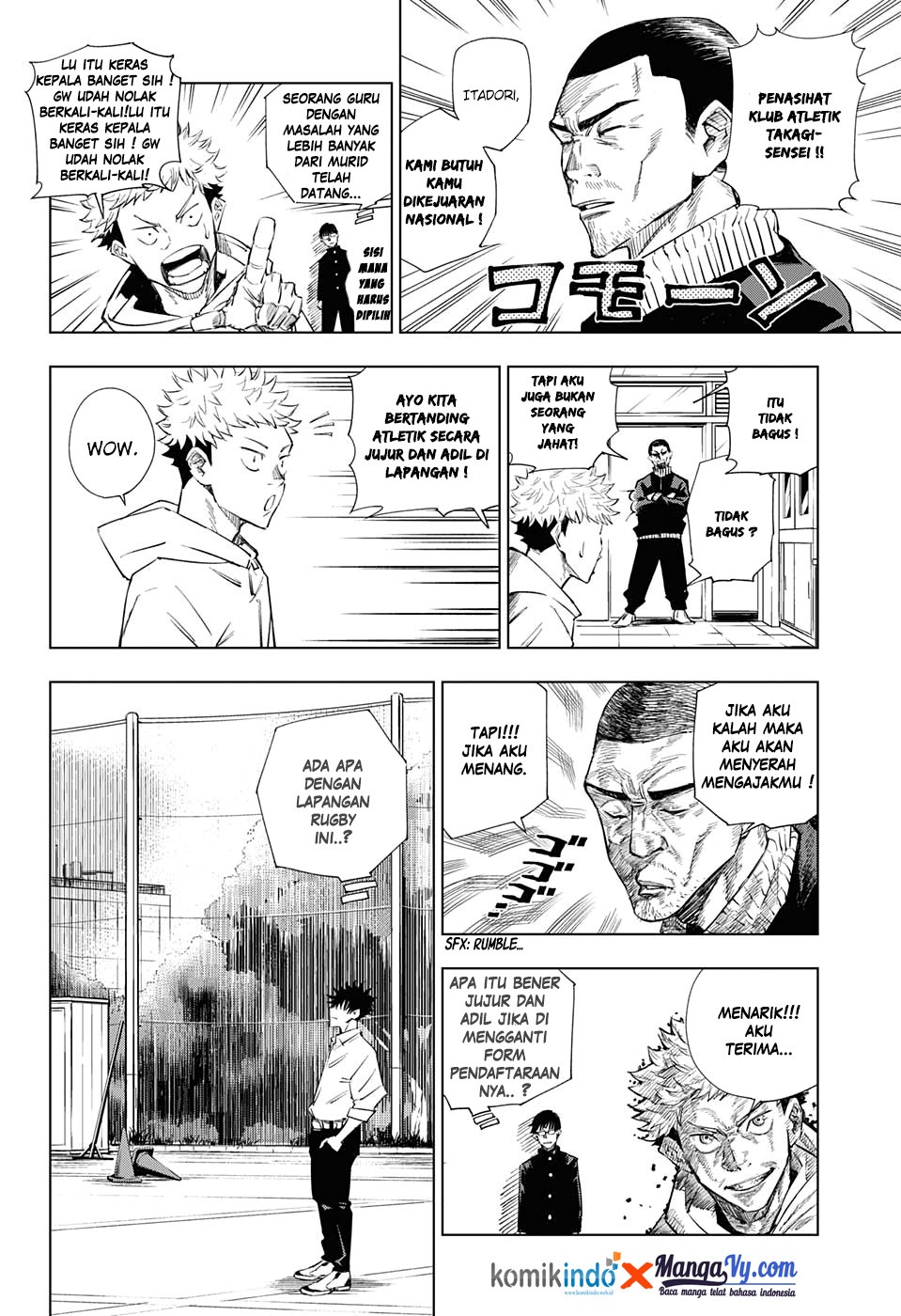 Read Jujutsu Kaisen id Manga Online