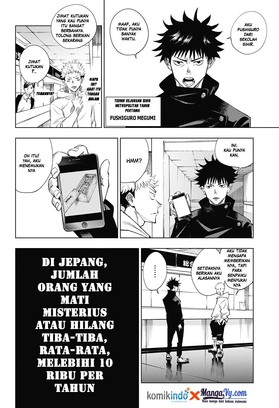 Read Jujutsu Kaisen id Manga Online