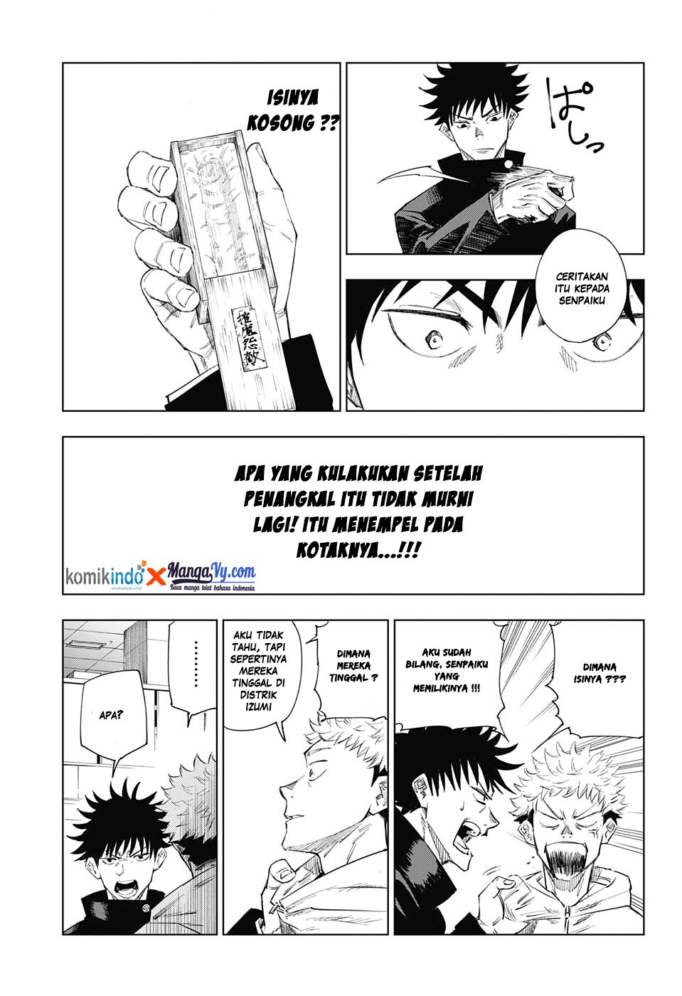 Read Jujutsu Kaisen id Manga Online