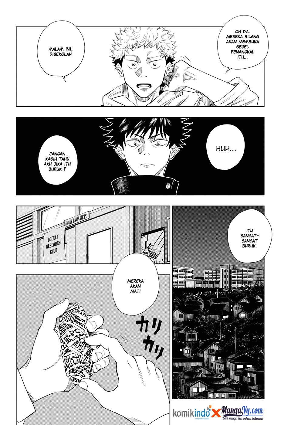 Read Jujutsu Kaisen id Manga Online