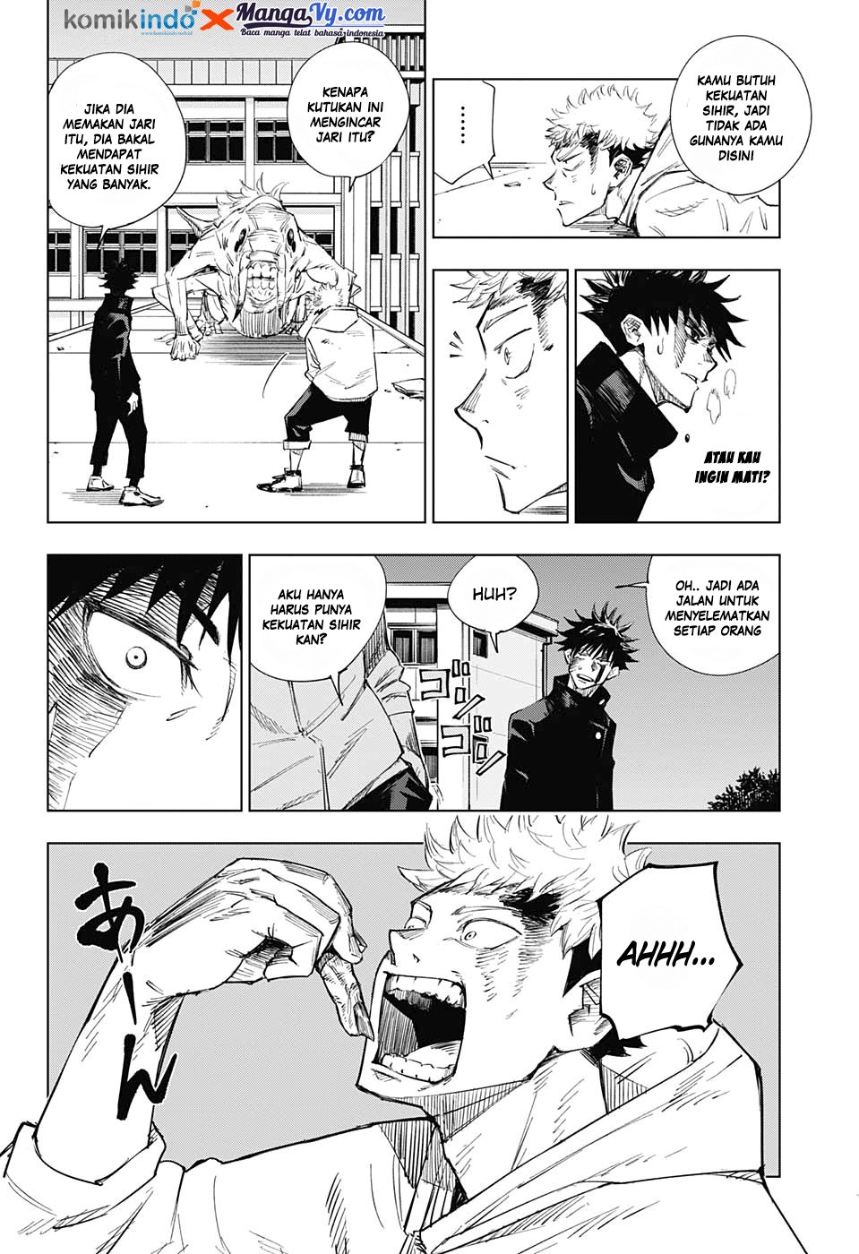 Read Jujutsu Kaisen id Manga Online