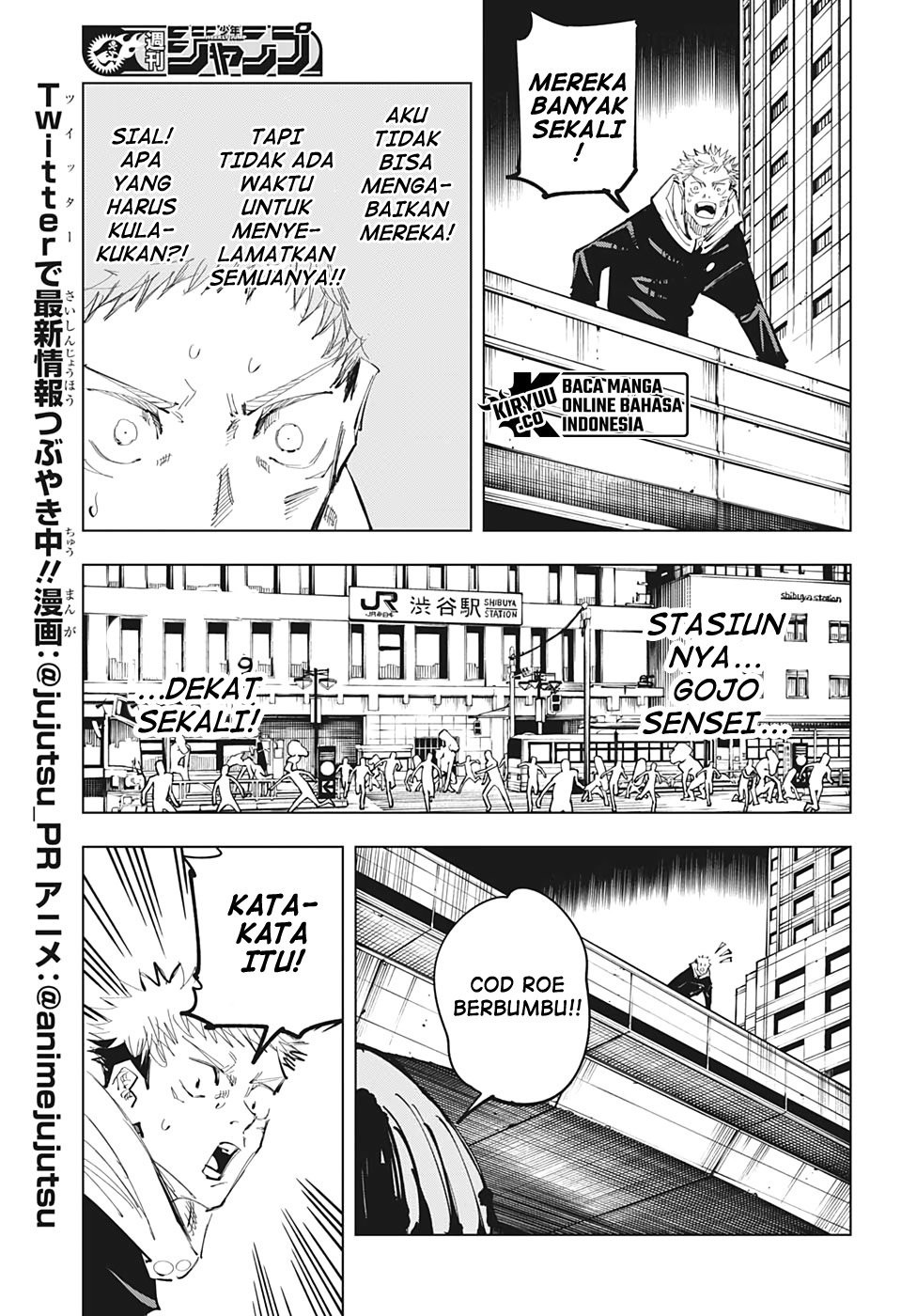 Read Jujutsu Kaisen id Manga Online