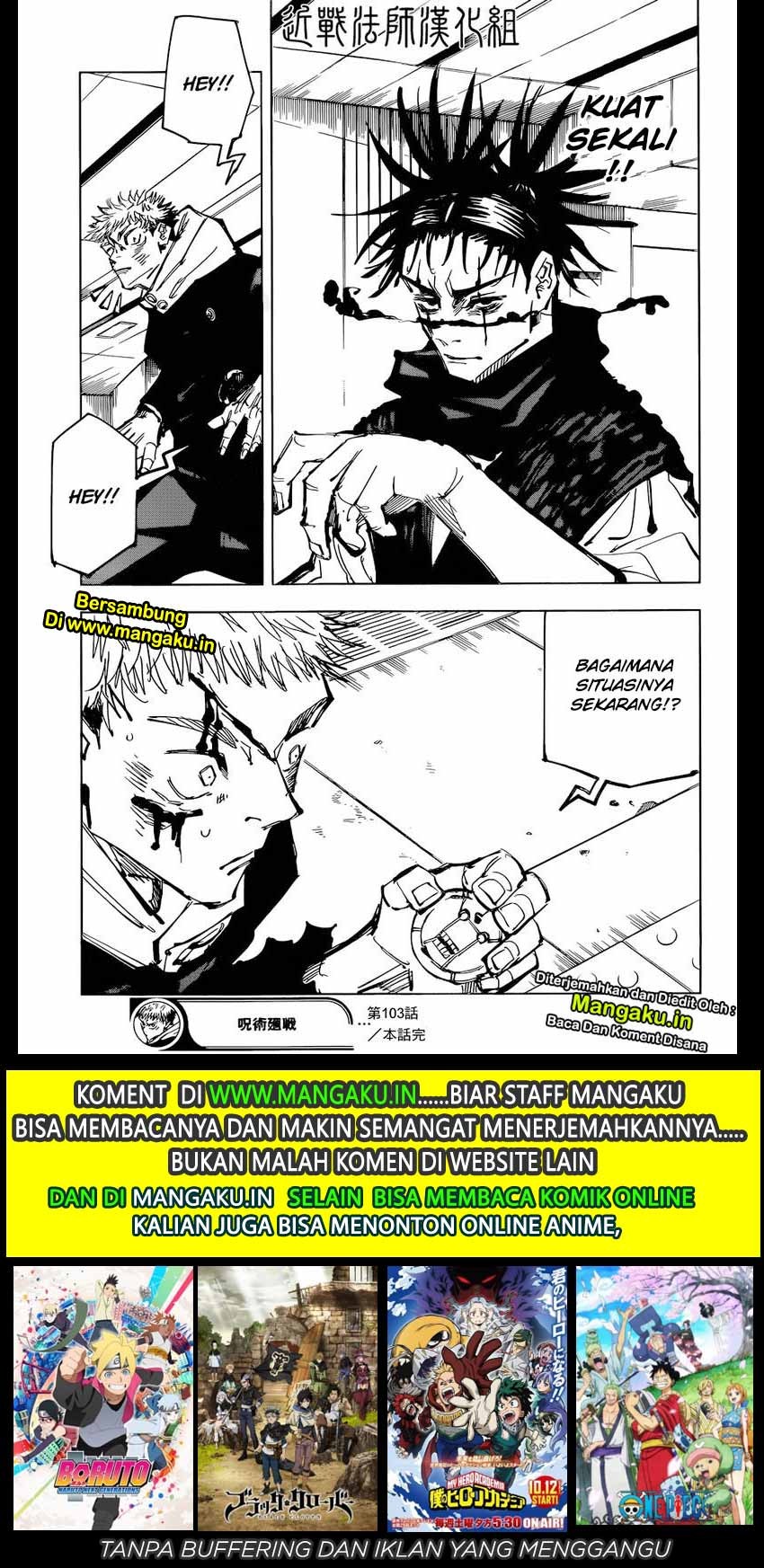 Read Jujutsu Kaisen id Manga Online