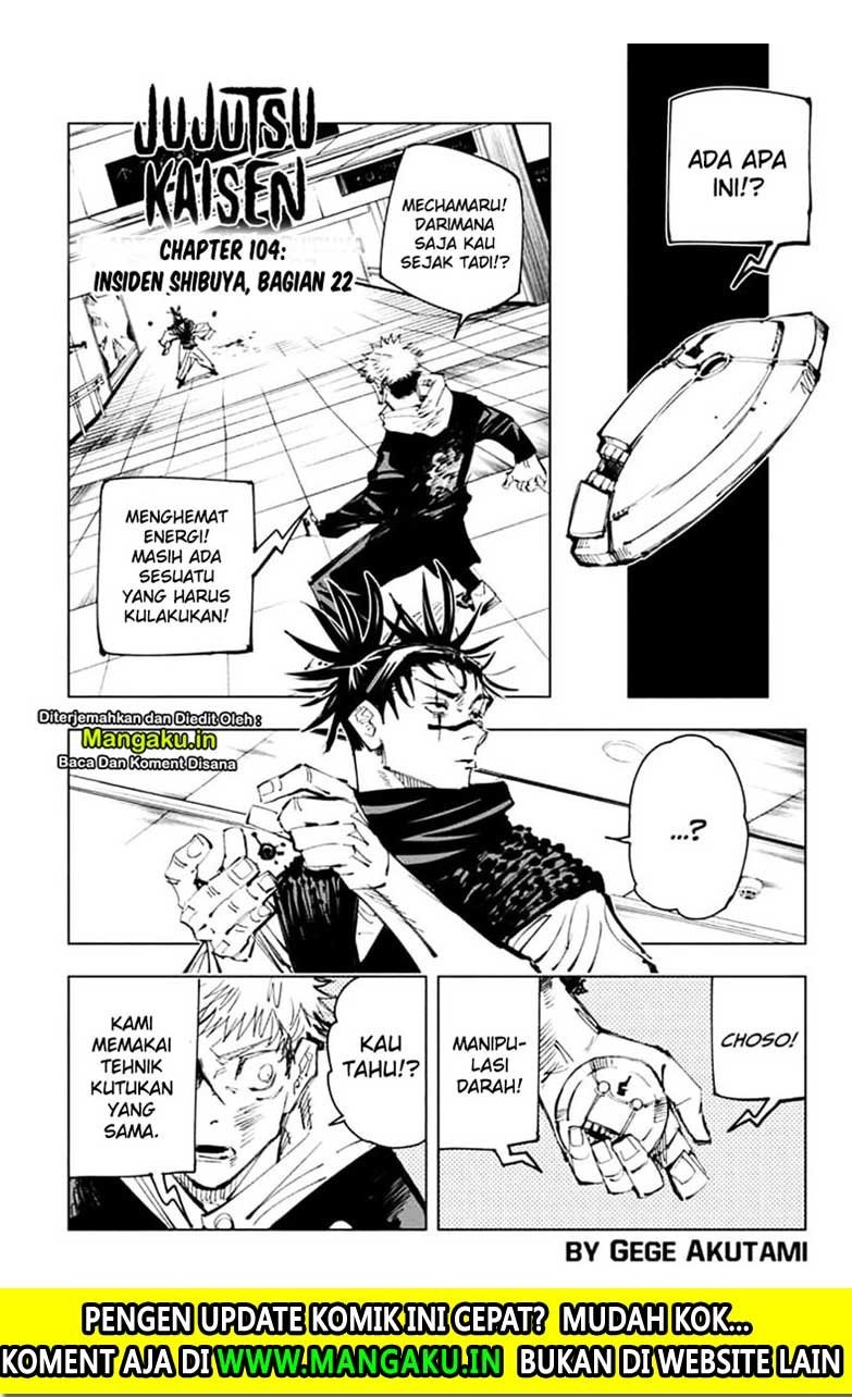 Read Jujutsu Kaisen id Manga Online