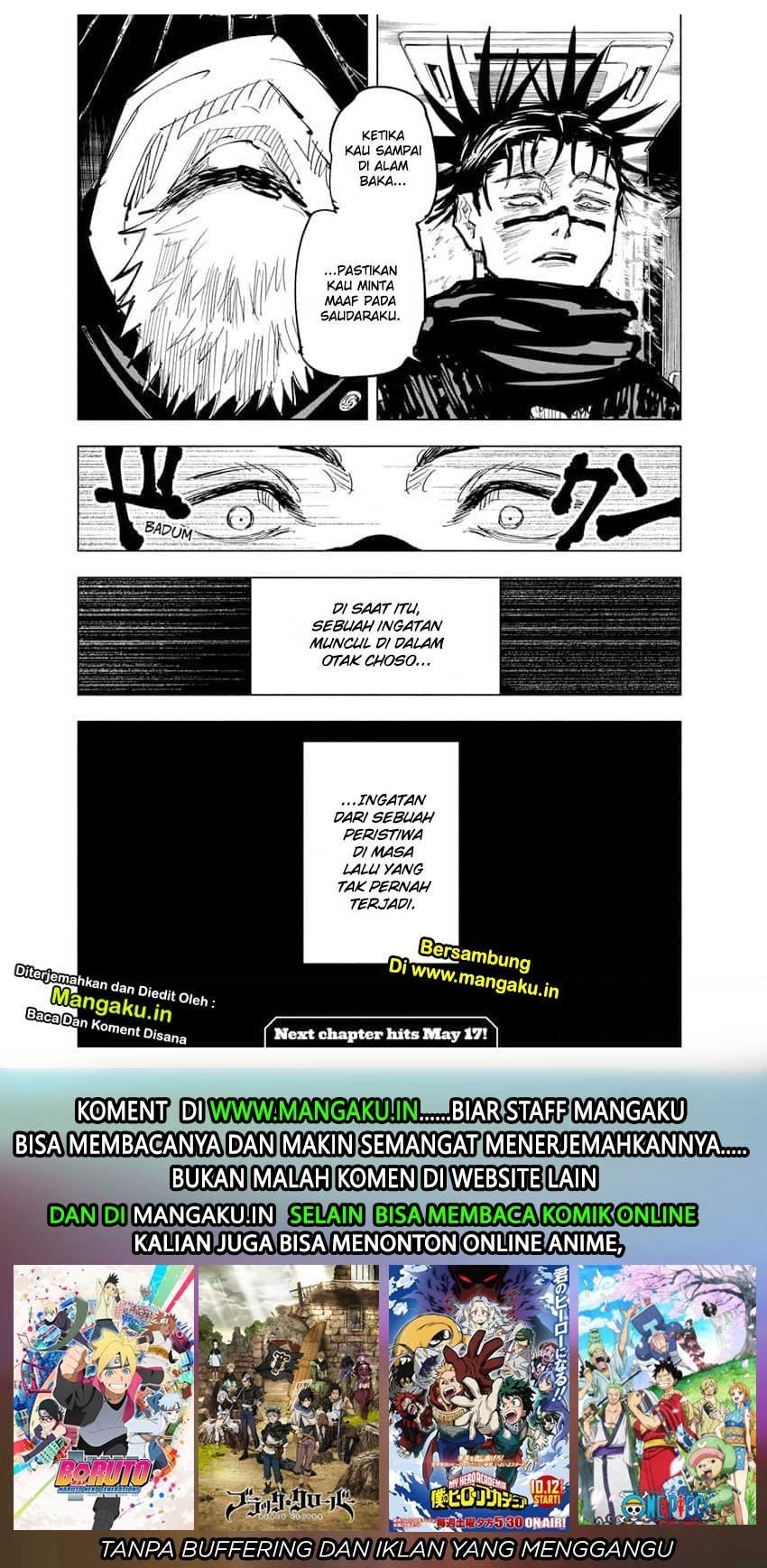 Read Jujutsu Kaisen id Manga Online