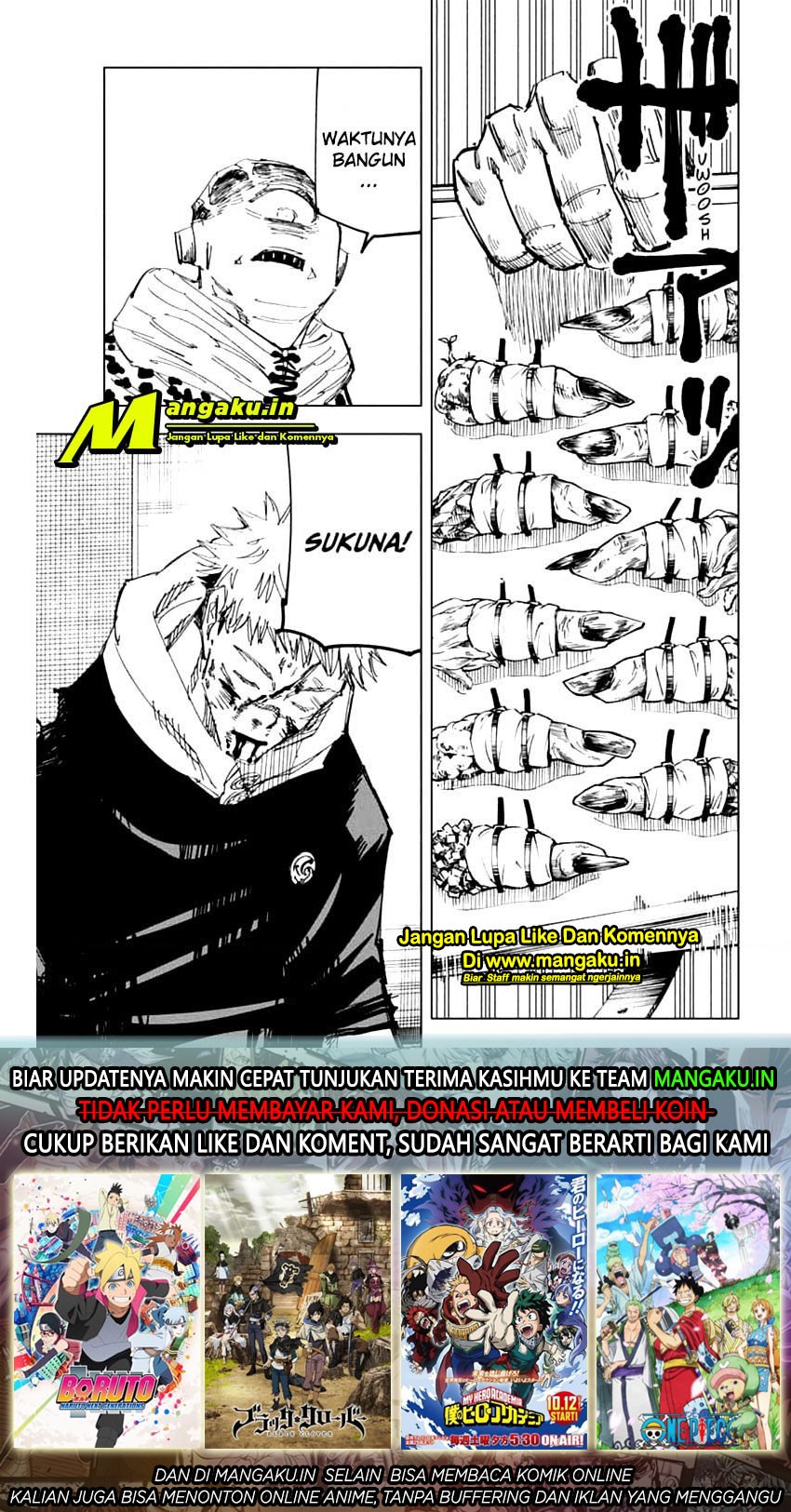 Read Jujutsu Kaisen id Manga Online