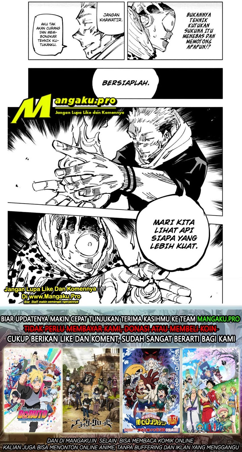 Read Jujutsu Kaisen id Manga Online