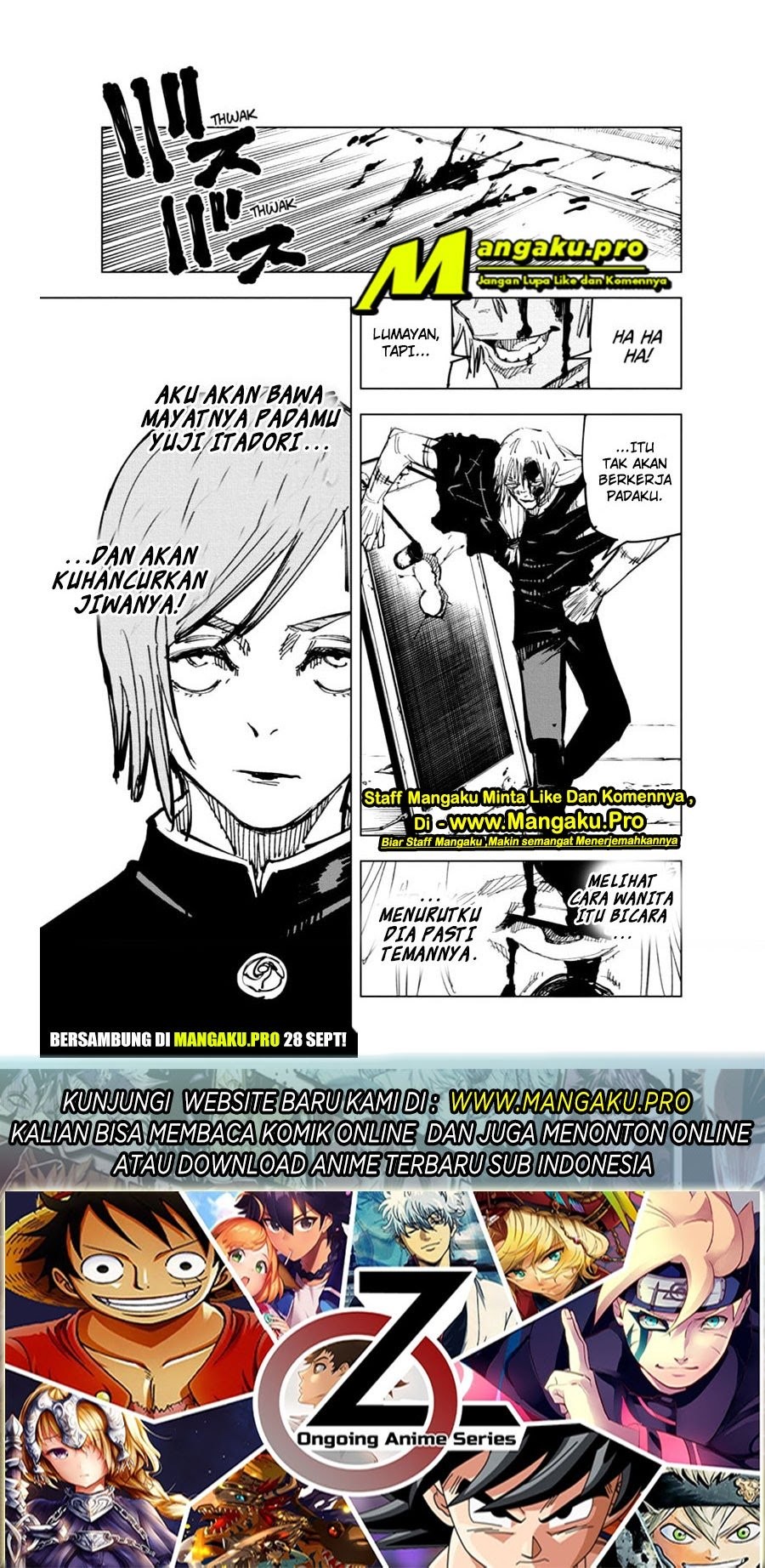 Read Jujutsu Kaisen id Manga Online