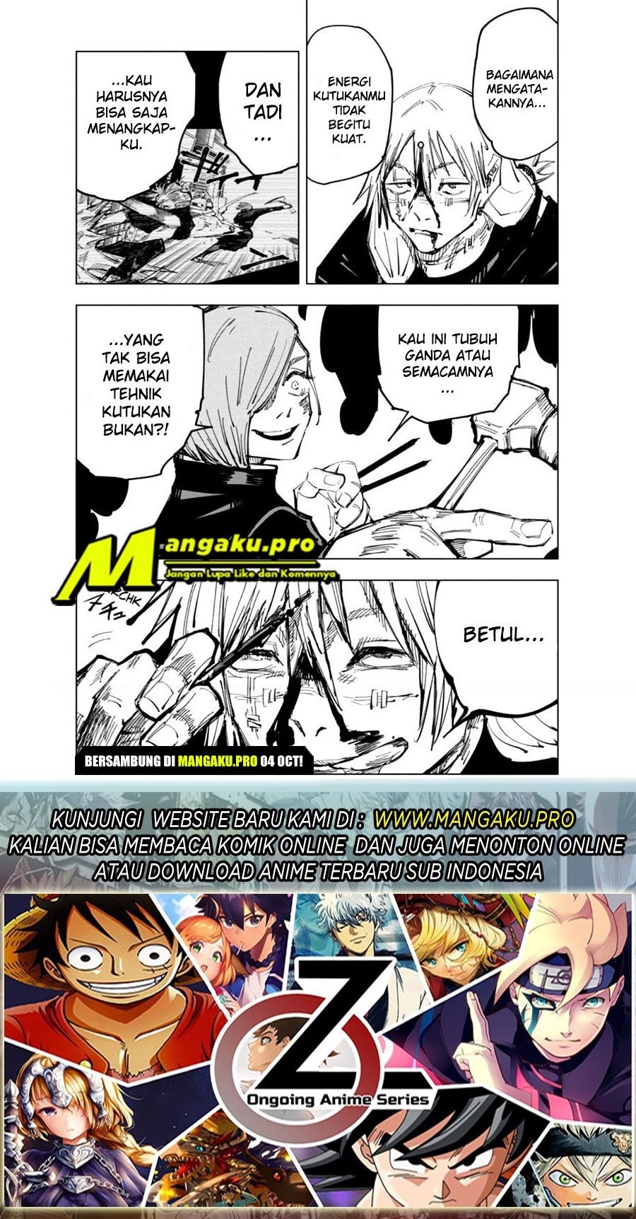 Read Jujutsu Kaisen id Manga Online