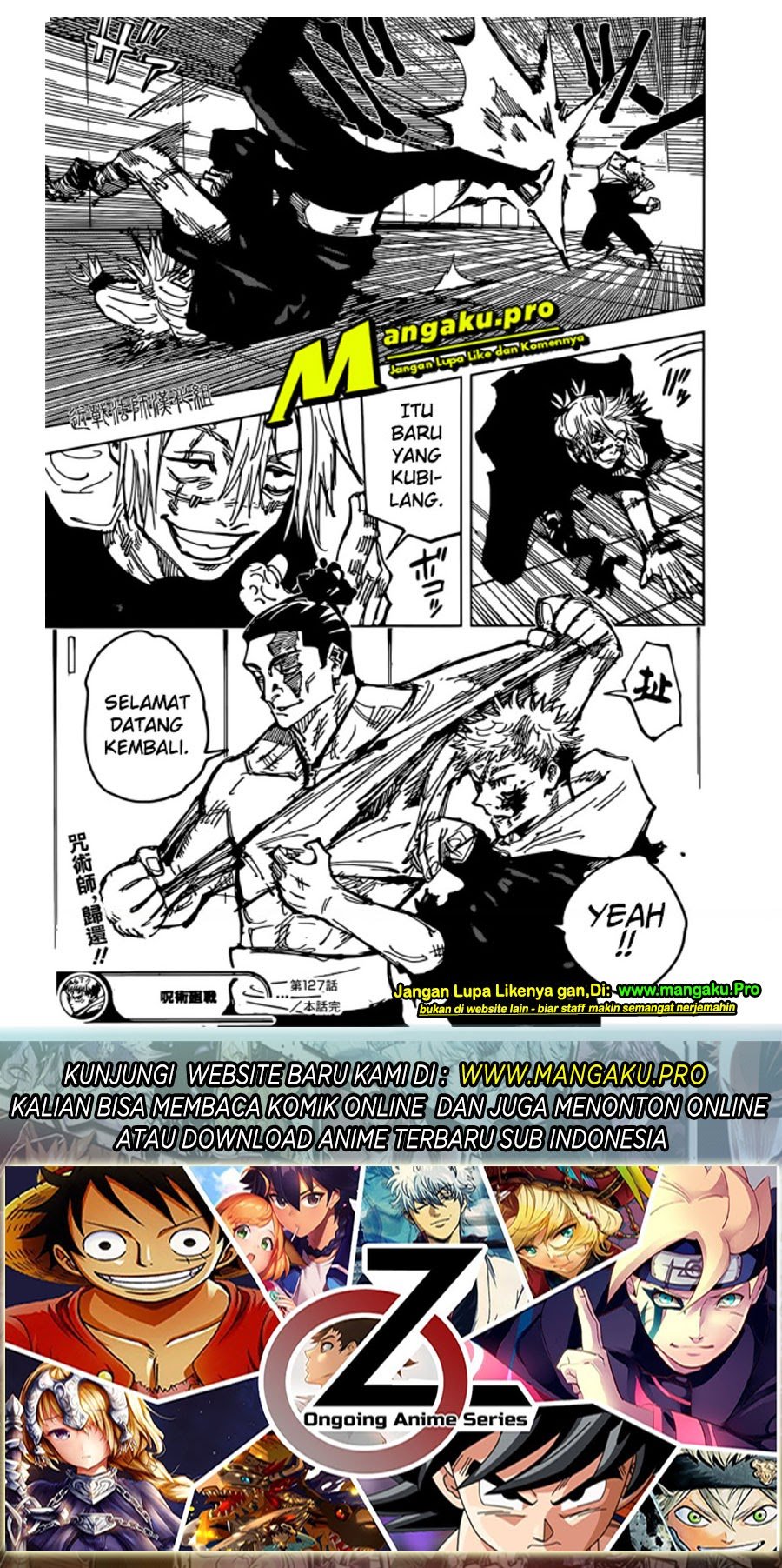 Read Jujutsu Kaisen id Manga Online