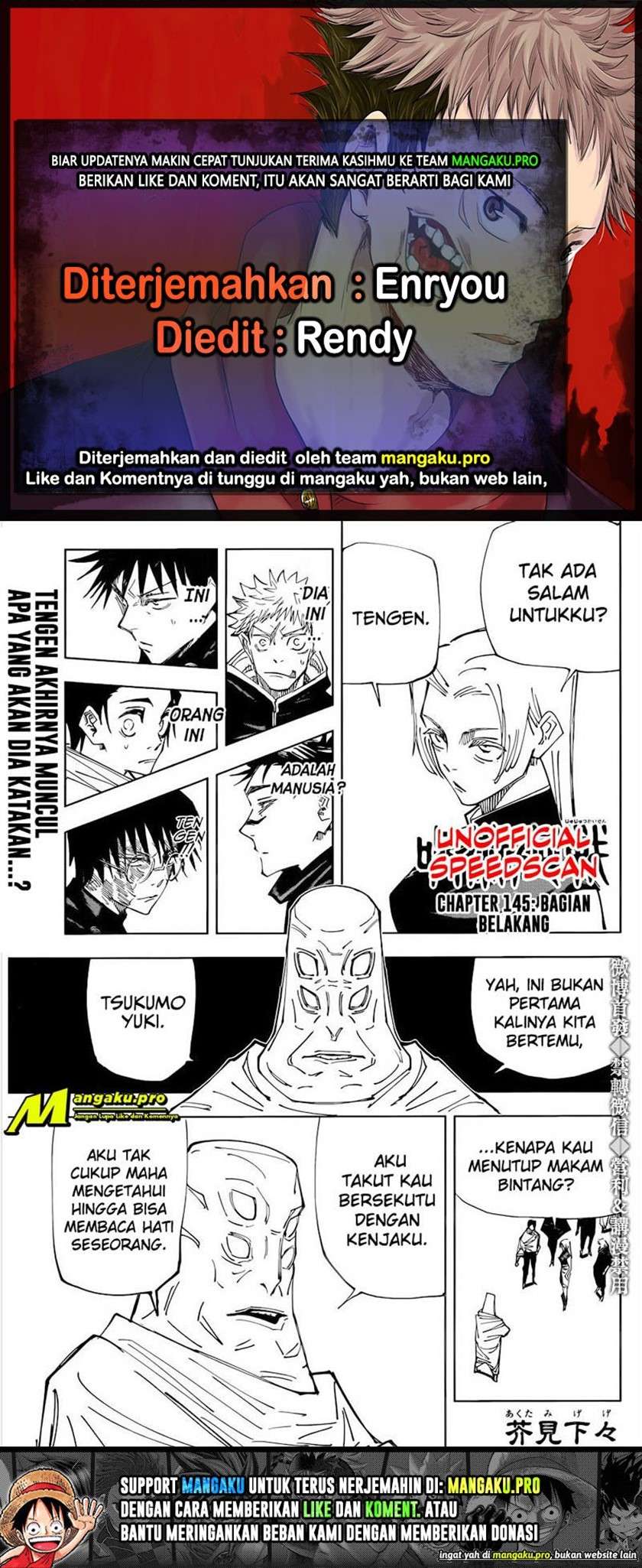 Read Jujutsu Kaisen id Manga Online