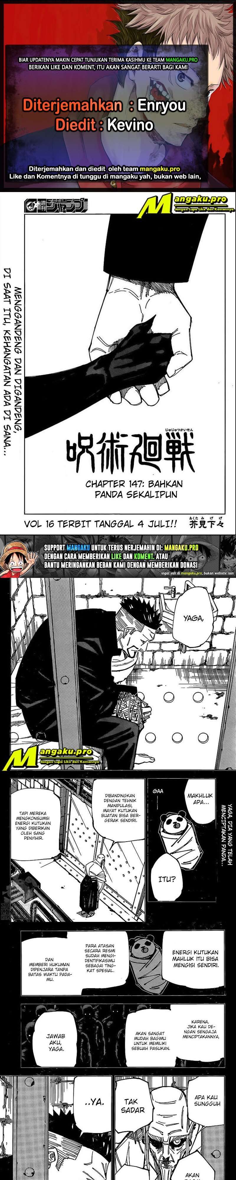 Read Jujutsu Kaisen id Manga Online