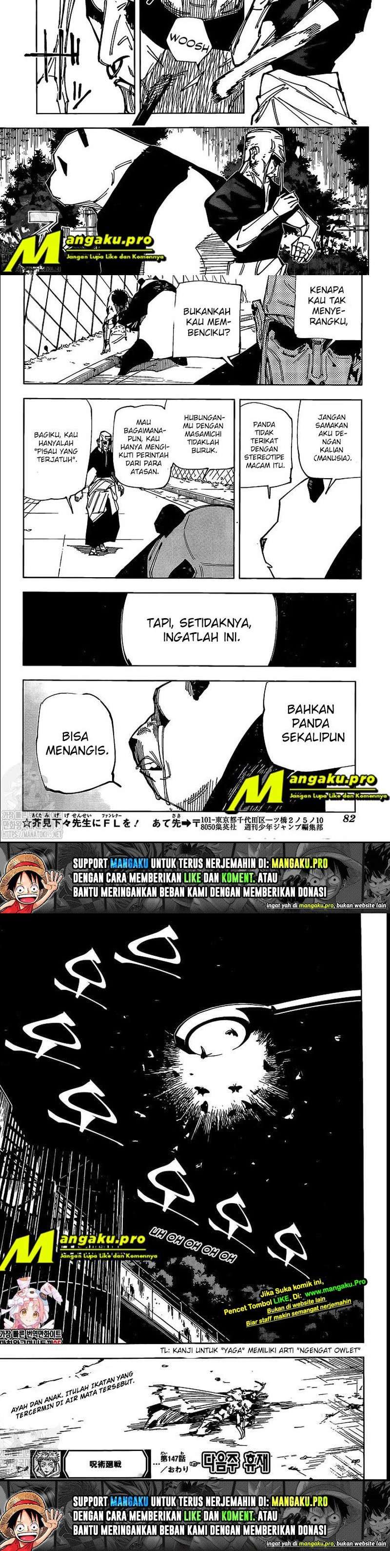 Read Jujutsu Kaisen id Manga Online