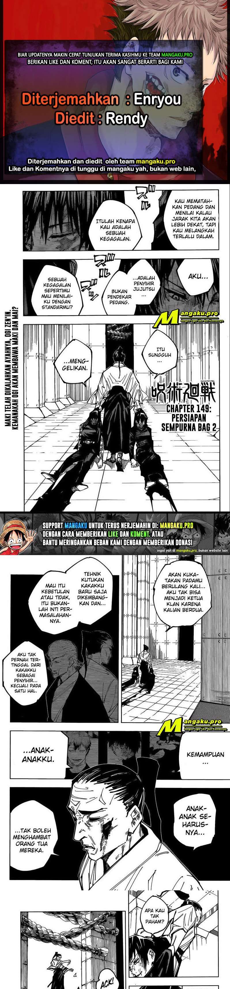 Read Jujutsu Kaisen id Manga Online