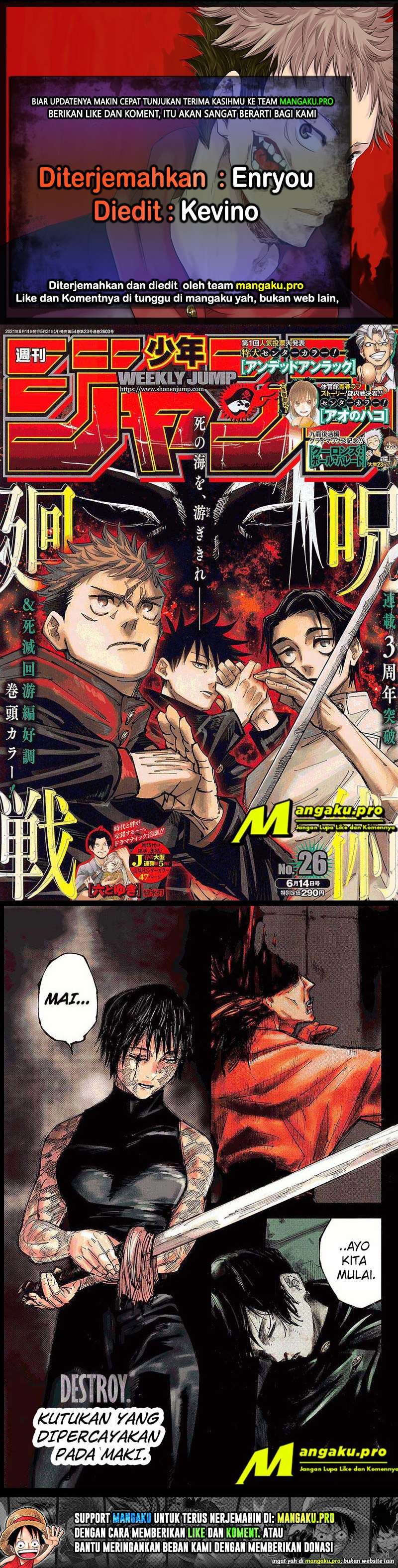 Read Jujutsu Kaisen id Manga Online