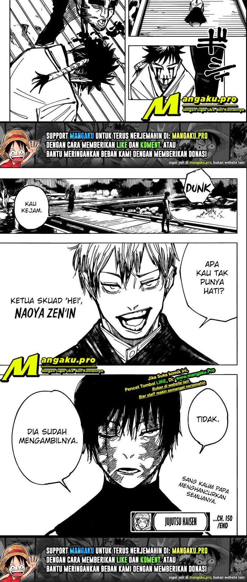 Read Jujutsu Kaisen id Manga Online