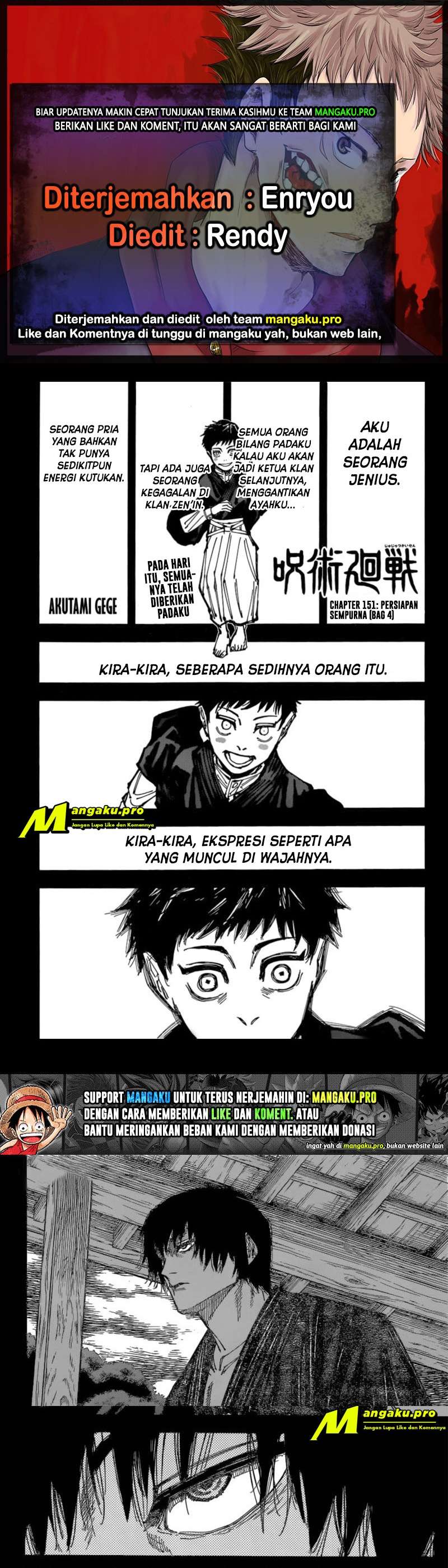 Read Jujutsu Kaisen id Manga Online
