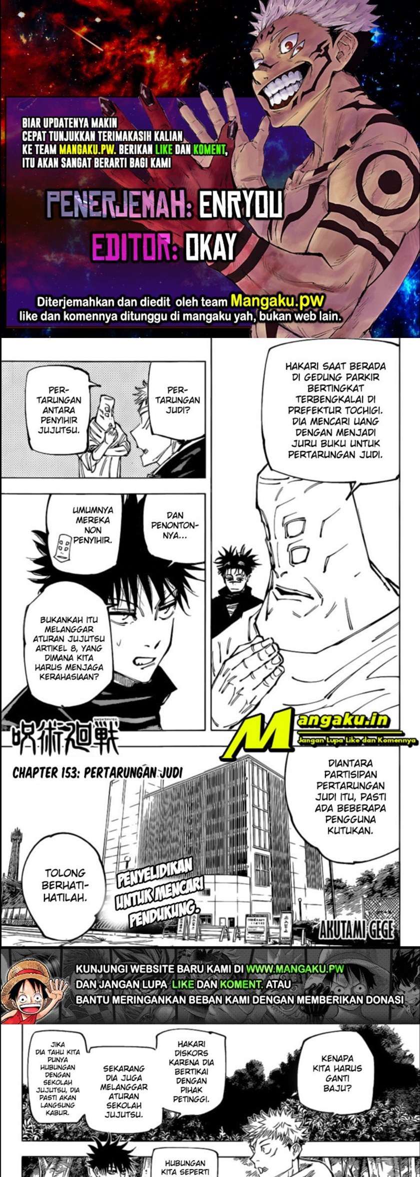 Read Jujutsu Kaisen id Manga Online