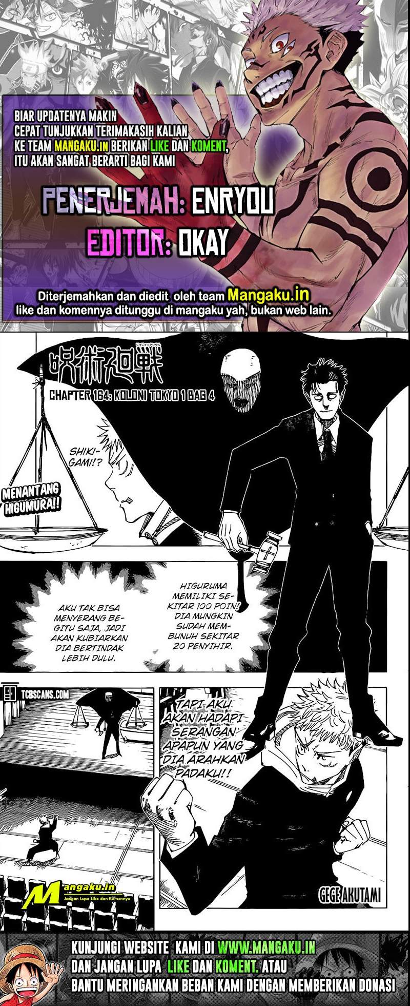 Read Jujutsu Kaisen id Manga Online