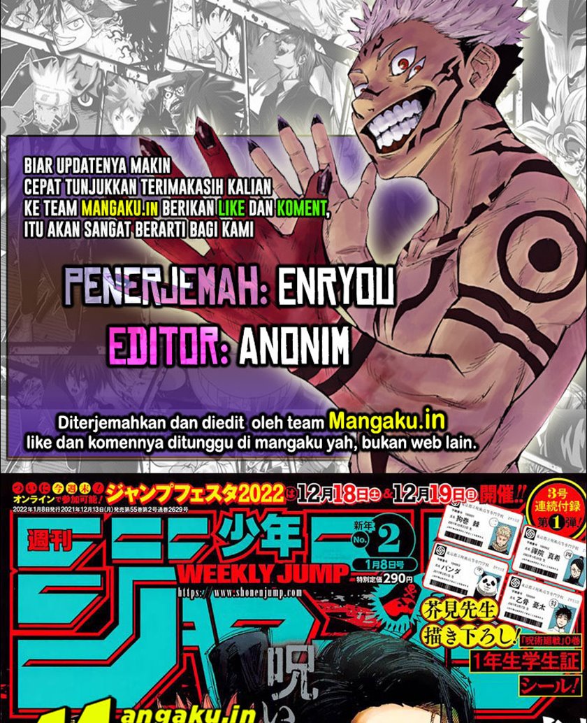 Read Jujutsu Kaisen id Manga Online