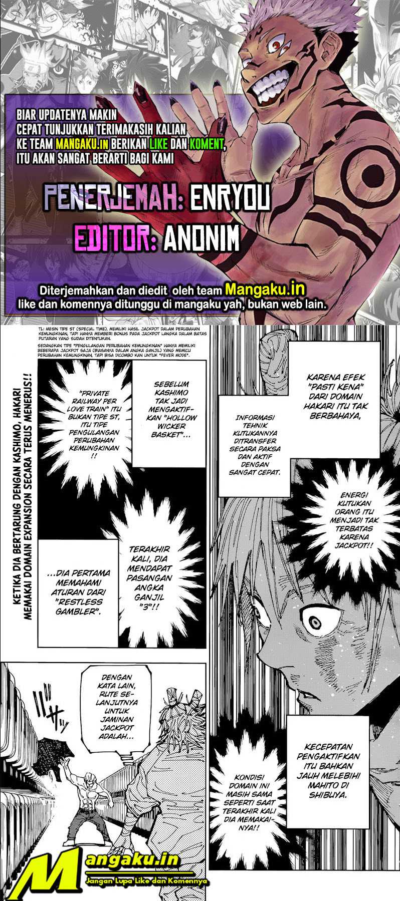 Read Jujutsu Kaisen id Manga Online