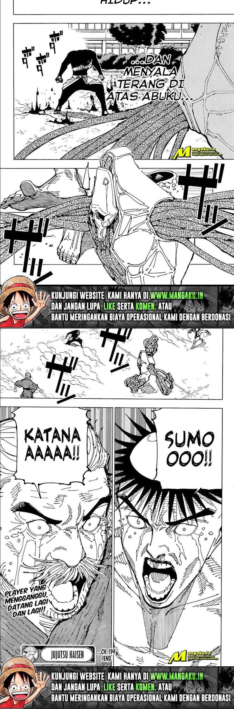Read Jujutsu Kaisen id Manga Online