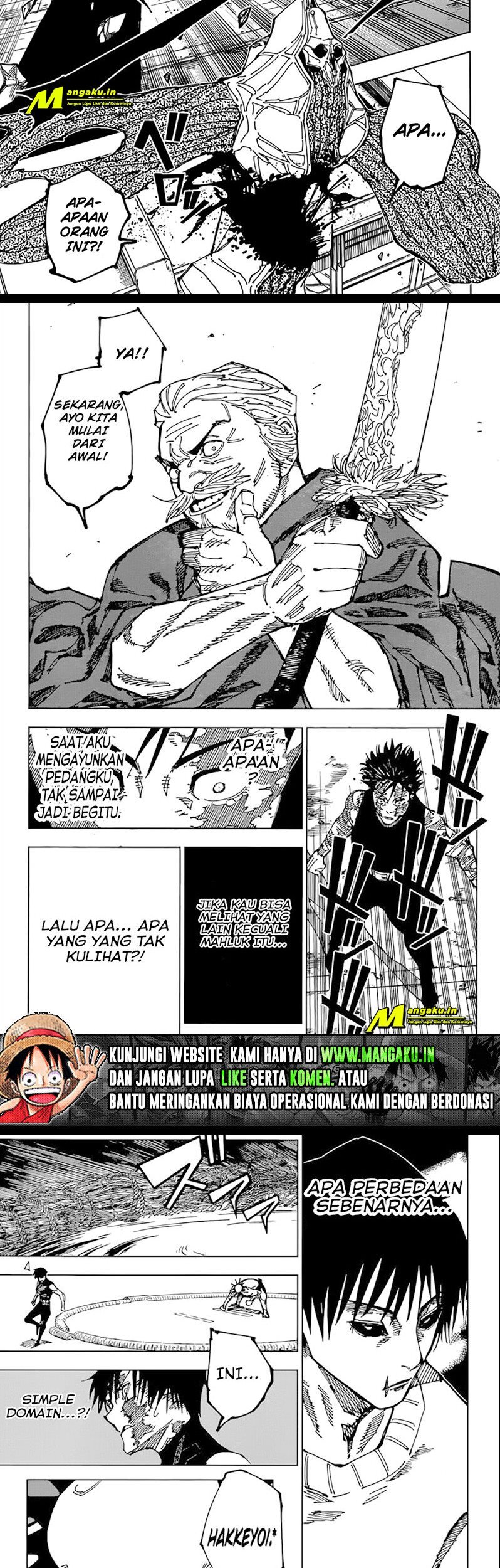 Read Jujutsu Kaisen id Manga Online