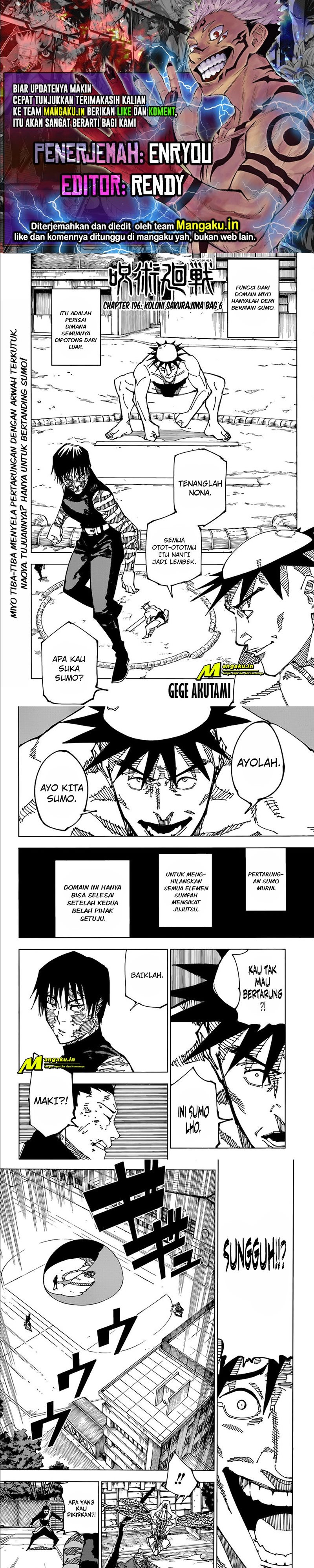Read Jujutsu Kaisen id Manga Online