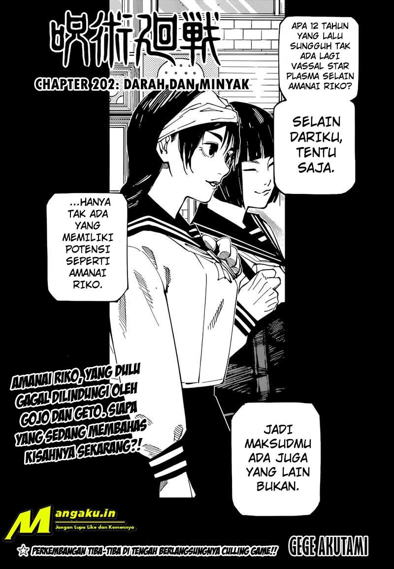 Read Jujutsu Kaisen id Manga Online