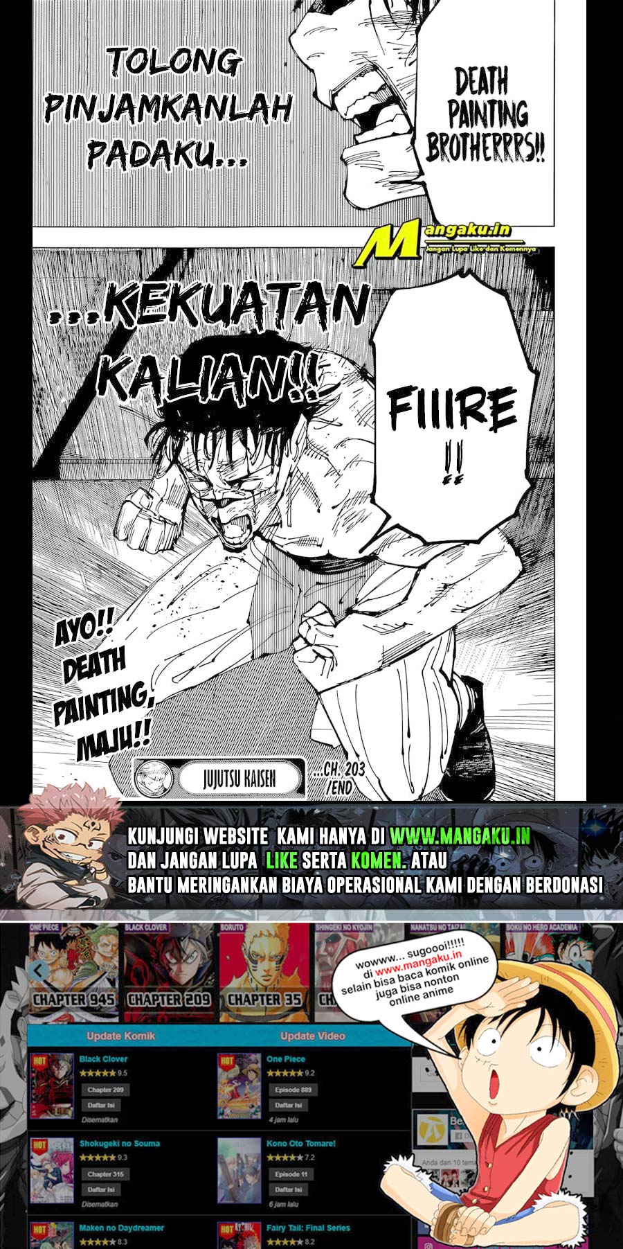 Read Jujutsu Kaisen id Manga Online