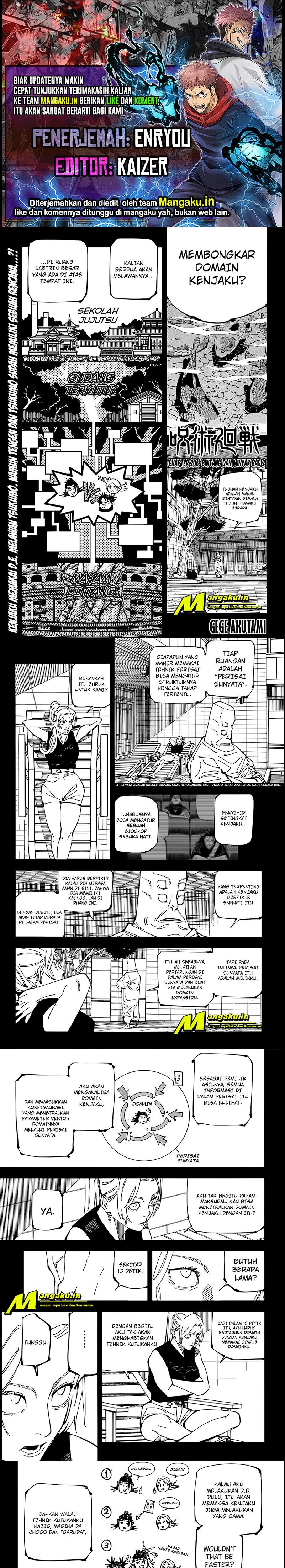 Read Jujutsu Kaisen id Manga Online