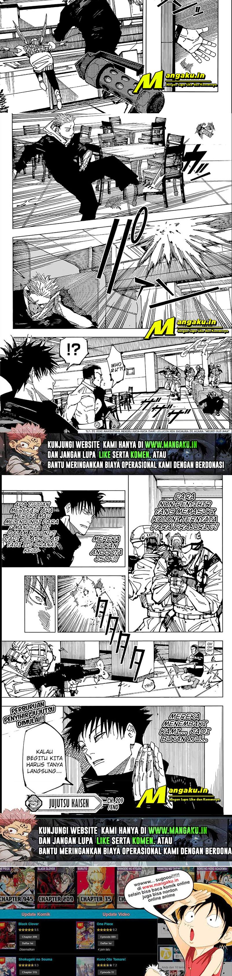 Read Jujutsu Kaisen id Manga Online
