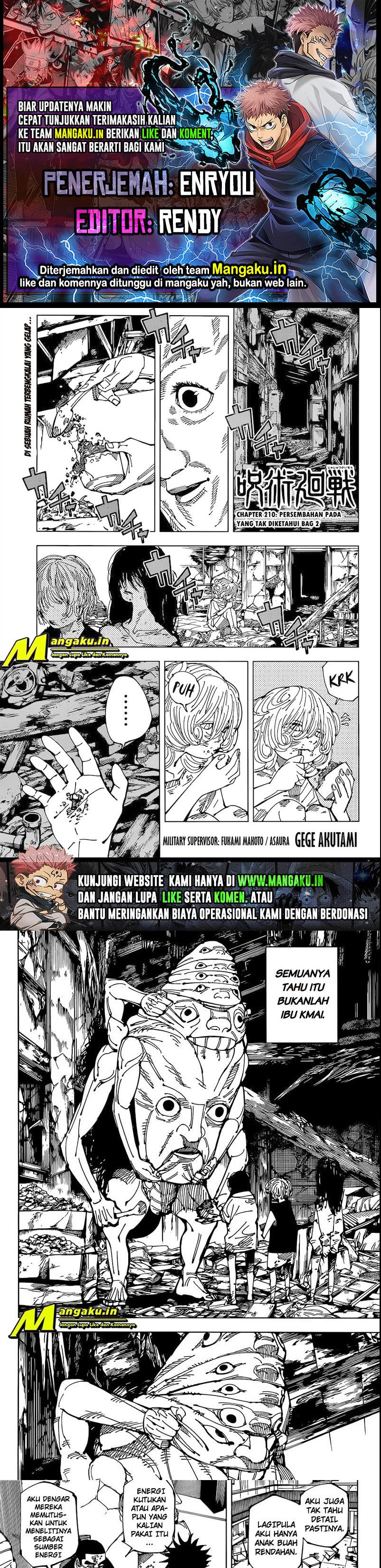 Read Jujutsu Kaisen id Manga Online
