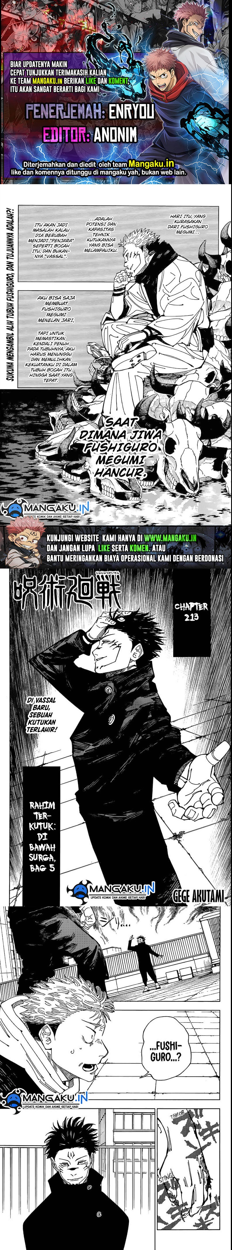 Read Jujutsu Kaisen id Manga Online
