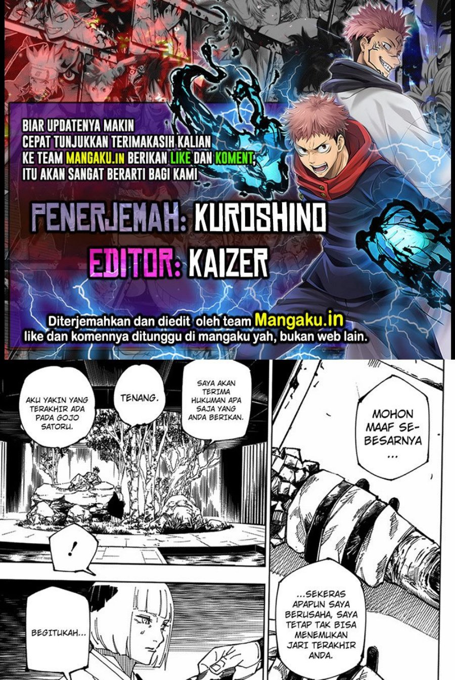 Read Jujutsu Kaisen id Manga Online