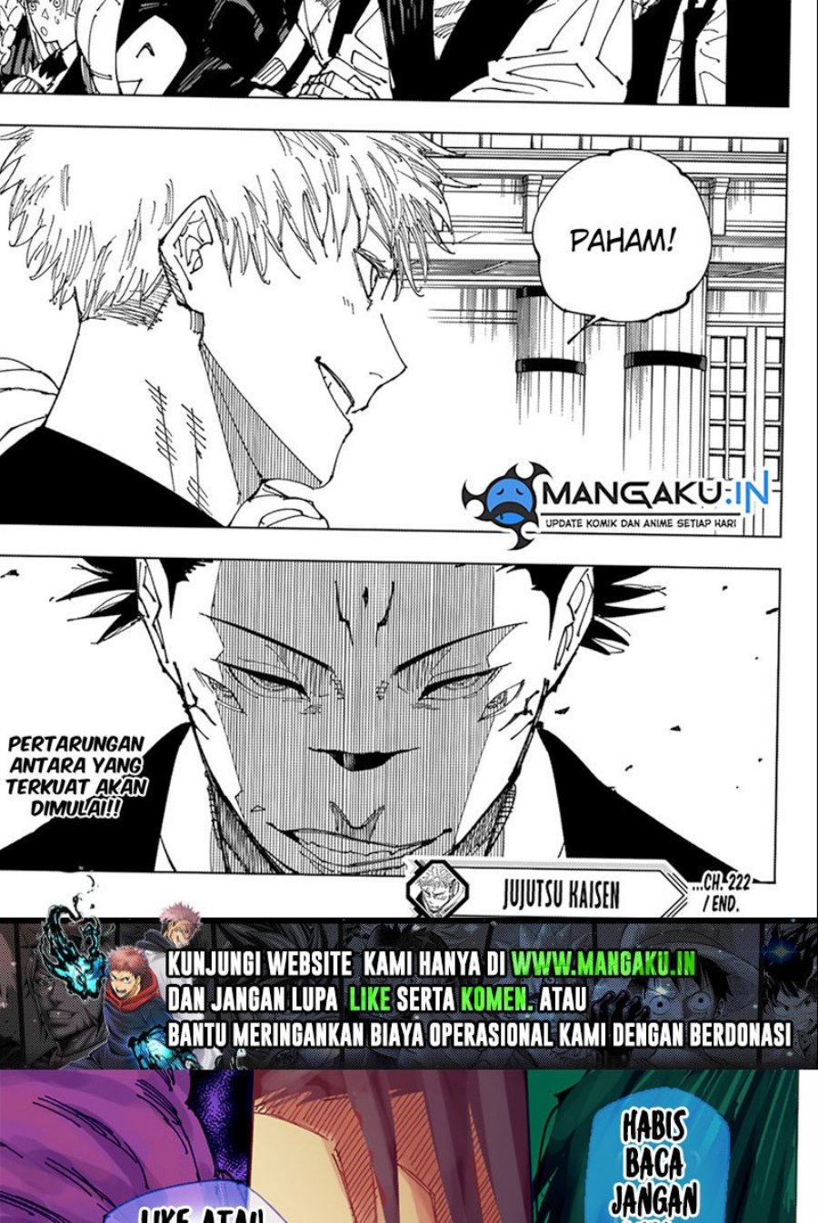 Read Jujutsu Kaisen id Manga Online
