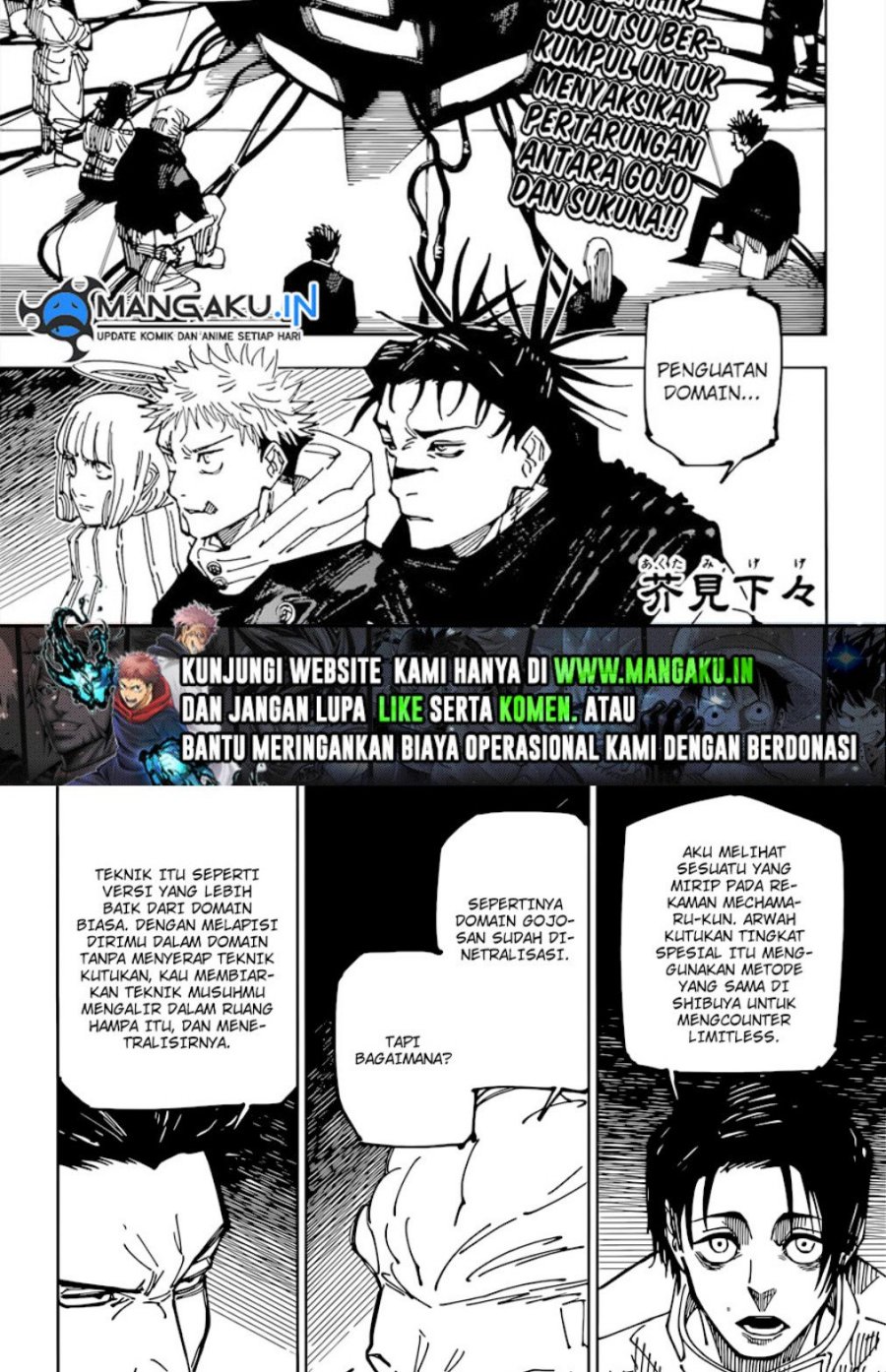 Read Jujutsu Kaisen id Manga Online